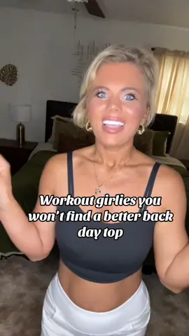 Show off your gains in this cute top!!! #backday #gymoutfit #gymootd #sportsbra #CapCut 