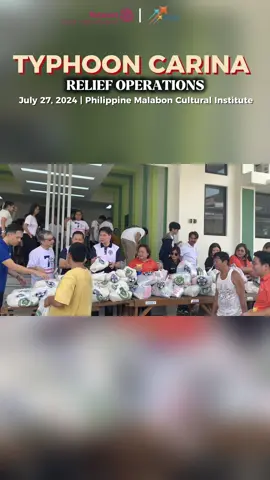 𝐓𝐲𝐩𝐡𝐨𝐨𝐧 𝐂𝐚𝐫𝐢𝐧𝐚 𝐑𝐞𝐥𝐢𝐞𝐟 𝐎𝐩𝐞𝐫𝐚𝐭𝐢𝐨𝐧 July 27, 2024 | The Rotaract Club of Malabon Highlands helped in the packing and distribution of relief goods in Philippine Malabon Cultural Institute for the victims of Typhoon Carina. This is a Joint Project between: -Malabon Chamber of Commerce and Industry, Inc. (MCCII) -Rotary International District 3800 Zone 1 (Malabon) Let us all work together for an amazing and mystical year ahead. 🪄 #RACMalabonHighlands  #3800OneRotaryFamily  #ResilientDistrict3800 #TheMagicOfRotary