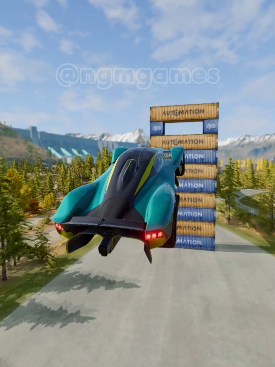 Qual carro acerta o buraco? 🧐 pt.2 #carros #jumptest #gaming #simulador
