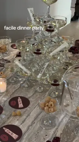 What do we do at these events…? Good question, let’s discuss ☝🏽🤓  Dinner party + walk-through of the day vlog with facile!!! 