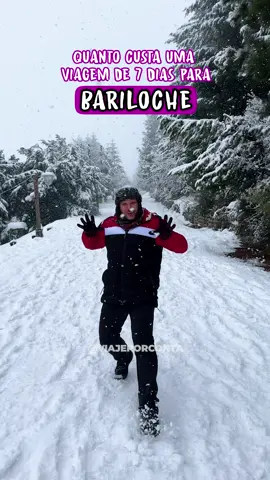 Todos os preços para uma viagem de 7 dias para Bariloche na Argentina ❄️🇦🇷 Aproveita e compartilha com os amigos que sonham em ver neve e conhecer este destino único na América do Sul 👇🏻 ✈️ Tem voo direto do Brasil, até de Campinas. Eles saem em média 2.500 por pessoa na alta temporada. No verão é bem mais barato; 🏨 Hospedagem em Bariloche não é cara. Tem hotel simples bem no centro por 270 reais a diária o casal com café da manhã. Ficamos no Hotel Concept. Bom não é, mas deu pro gasto; 🍽️ Refeições, o gasto foi em média de 200 reais com vinho. ➡️ Passeios: Nos fizemos tudo com a CiaTrip, agência especializada na Argentina. Tem link na Bio pra fazer a sua cotação. E seguidor do VIAJE POR CONTA tem 5% de desconto. Só dizer que chegou por nós para aproveitar! ✅ Circuito Chico com Cerro Campanário: R$ 168 ✅ Noite Nórdica com moto de neve: R$ 2.184 ✅ Cerro Catedral e muito esquibunda: R$ 168 ✅ Passeio de barco para Ilha Victoria e Bosque de Arrayanes: R$ 594 ✅ Tour pelos 7 Lagos e San Martin de Los Andes: R$ 478 ✅ Ski Nórdico com Quadriciclo de Neve: R$ 936 💰 E o pacote de 7 dias sai por R$ 4.960 por pessoa. E aí, achou caro? Comenta aqui 👇🏻 #bariloche #argentina #patagoniaargentina #dicasdeviagem #dicadeviagem #barilocheargentina #neve #ferias #inverno