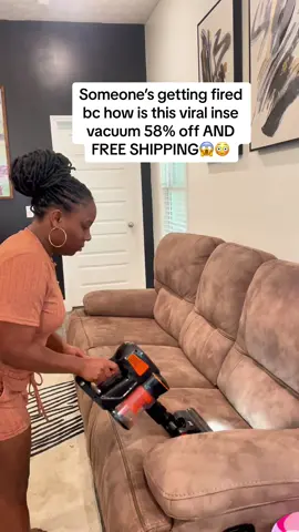 Don’t miss this awesome deal‼️#upholstery #upholsterycleaning #CleanTok #homedecor #apartmentdecor #luxuryhomes #tiktokshop #tiktokfinds #viral #cleanhome #vacuumshop #inse #insevacuum #cordless #rechargeable #light 