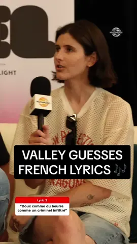 Valley tried to guess if these French lyrics were from their songs or not 👀 Full video on YT: Much
