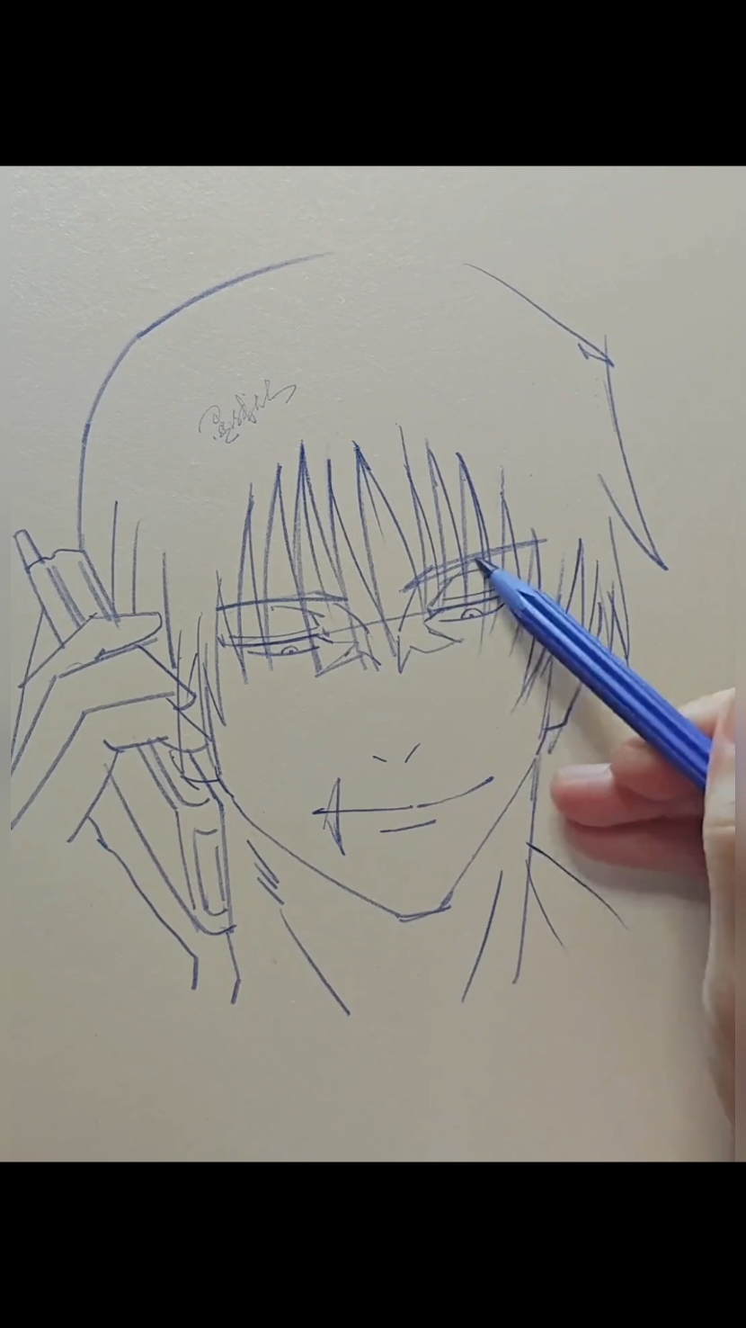 Drawing Toji Fushiguro #tojifushiguro #jujutsukaisen #jjk #drawing #art #anime #drawingtutorial #drawingprocess #drawingchallenge #animeart #fanart #sketchart #pencilsketch #menggambar 