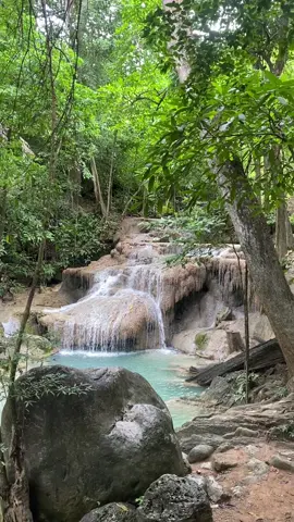 Erawan National Park Thailand 🇹🇭✨💦 #ErawanNationalPark #erawanwaterfalls 