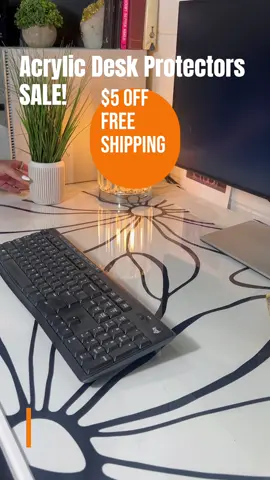 Do Not Miss $5 off and Free Shipping! Everyone Loves our Acrylic Desk Projectors! #deskmat #desksetup #deskorganization #deskdecor 