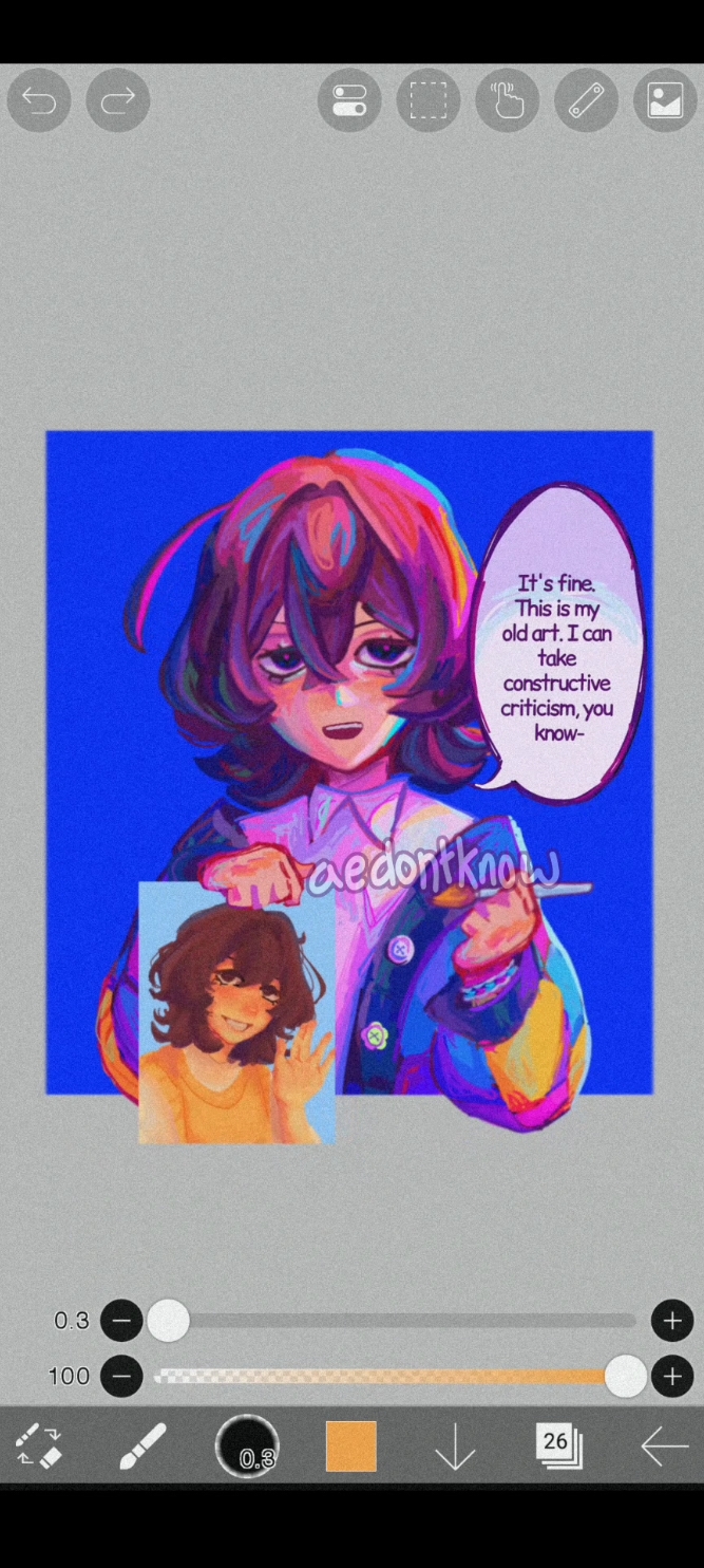 My OC breaking the 4th wall Her name is Collei and i regret naming her that (REDESIGN COMING SOON. PLS I WASN'T INSPIRED BY AN ECCHI ANIME WITH LITERAL CHILDREN IN IT.)   #ibispaintx #oc #ocanimation 