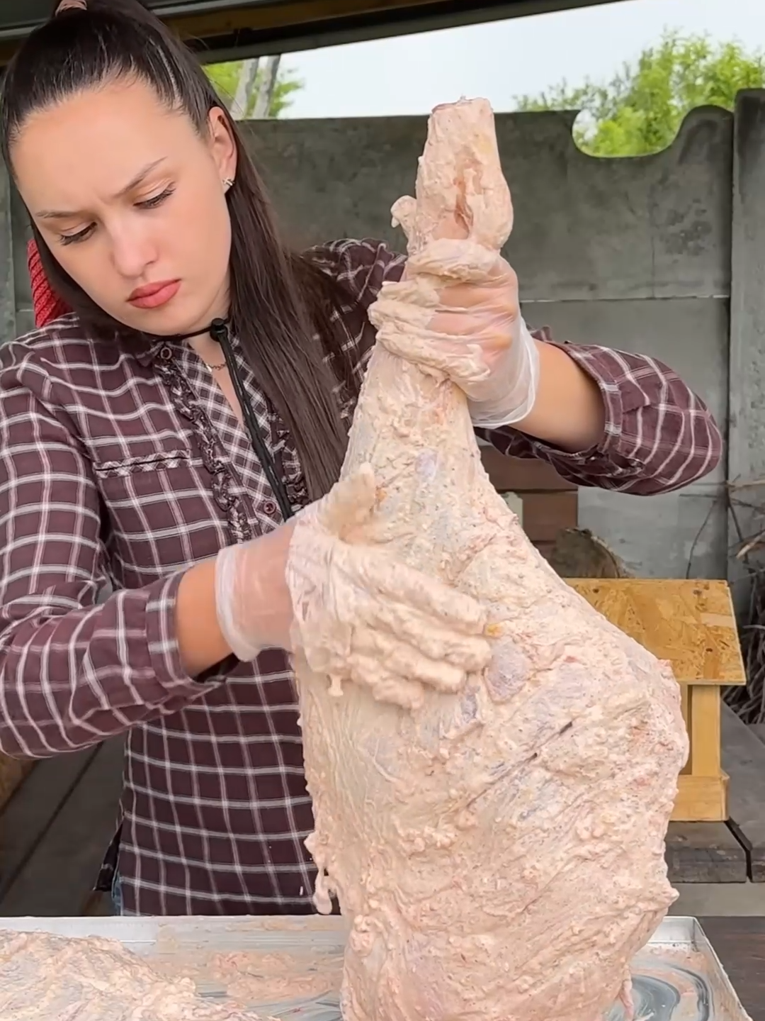 Dinner from 50 kg LAMB! Roasted Leg#cooking #asmr #food #garden #lamb