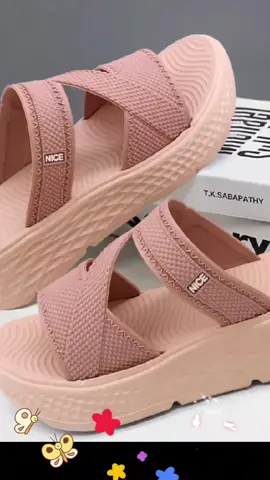 Lateny Sandal Slide Slip On Wedges Wanita Kekinian Korea Premium EVA Sendal Tebal Slip On Cewek di bawah Rp37.400 #sandalcewek  #sandalwedges  #sandal 