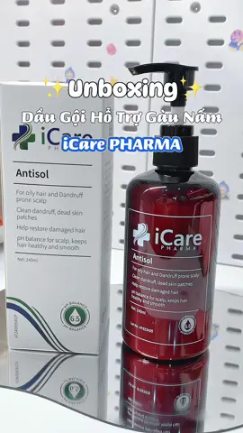 Dầu gội hỗ trợ gàu nấm #review #unboxing #daugoigaunam #daugoihotrotrinamngua #daugoiicare #icarepharma #xuhuong #viral 