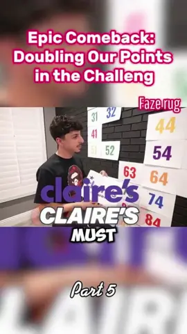 Epic Comeback: Doubling Our Points in the Challenge Faze rug video #fazerug #faze #asmr #fyp #foryou #funny #relatable #skit #contentcreater #tiktokchallenge #candy #freezedriedcandy #fypage #Eating #viral #podcast #rug #rugave #fazerugedits #fazerugandkaelyn @FaZe Rug #tiktok #trend #trending #mrbeast @mrbeast
