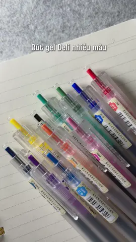 Bút gel nhiều màu Deli 👍 #laclacbeo68 #butgeldeli #bútgel #buthocsinh #bút #dodunghoctap #butgelnhieumau 