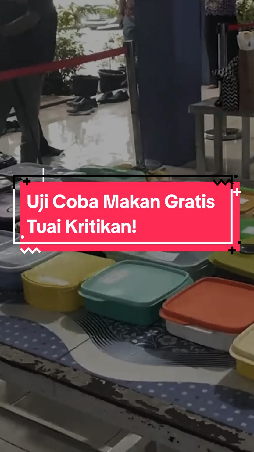 Uji Coba Makan Gratis Tuai Kritikan! #makangratis #prabowosubianto #prabowogibran2024 #makanbergizi 