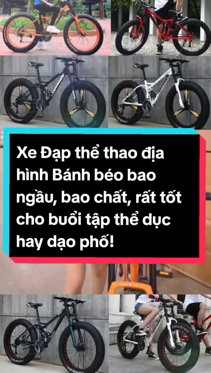 Trả lời @langlebuong_85 Xe Đạp thể thao địa hình Bánh béo bao ngầu, bao chất, rất tốt cho buổi tập thể dục hay dạo phố! #xedapdiahinh #xedapbanhbeo #longmilo6789 #xedap  #xedapthethaodiahinhbanhbeo  #xedapdiahinhbanhbeo  #xedapdiahinhmingu #suckhoe #xedapthethao #xediahinh 