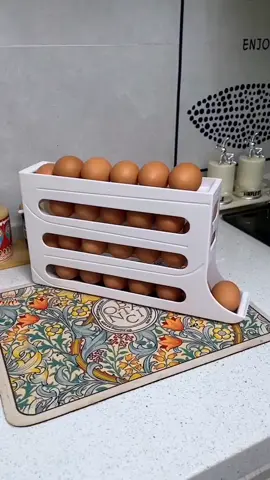 Check out Kitchen Egg Tray 4 Tier Refrigerator Egg Storage Rack Automatic Rolling Egg Storage Dispenser for ₱78. Get it on Shopee now! https://s.shopee.ph/5VBIuGiEsM