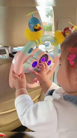 With this toy steering wheel, your baby can play all day long #simulatedsteeringwheel #childrensteeringwheel #withsound #childrentoys #childrengifts #toysforkids #toys #popular #fyp #foryou #tiktok 
