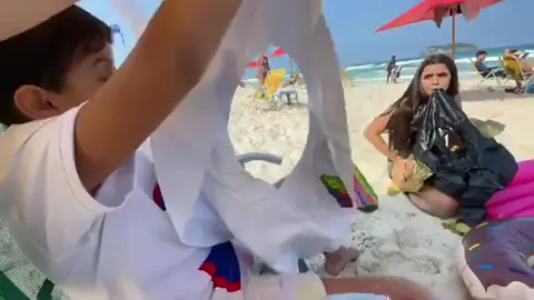 UM DIA NA PRAIA - LEVAMOS BOIAS #gio #giorodrigues