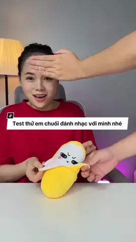 Test thử quả chuối đánh nhạc với mình nhé🥑 #thuyhi #gaubongchoinhac #gaubongphatnhac 