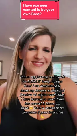Would you like to be your own Boss? Would you like to reach financial freedom or just add extra income? Cause lets face it, this world is so expensive and its hard for family’s to stay afloat! I have a solution! I would love to show to how you can make good $ online w/ digital marketing! What are you waiting for? Your customers are waiting! Drop a 🏆 in the comments for more info💪 #digitalmarketing #singlemom #sahmsoftiktok #fypシ゚viral 