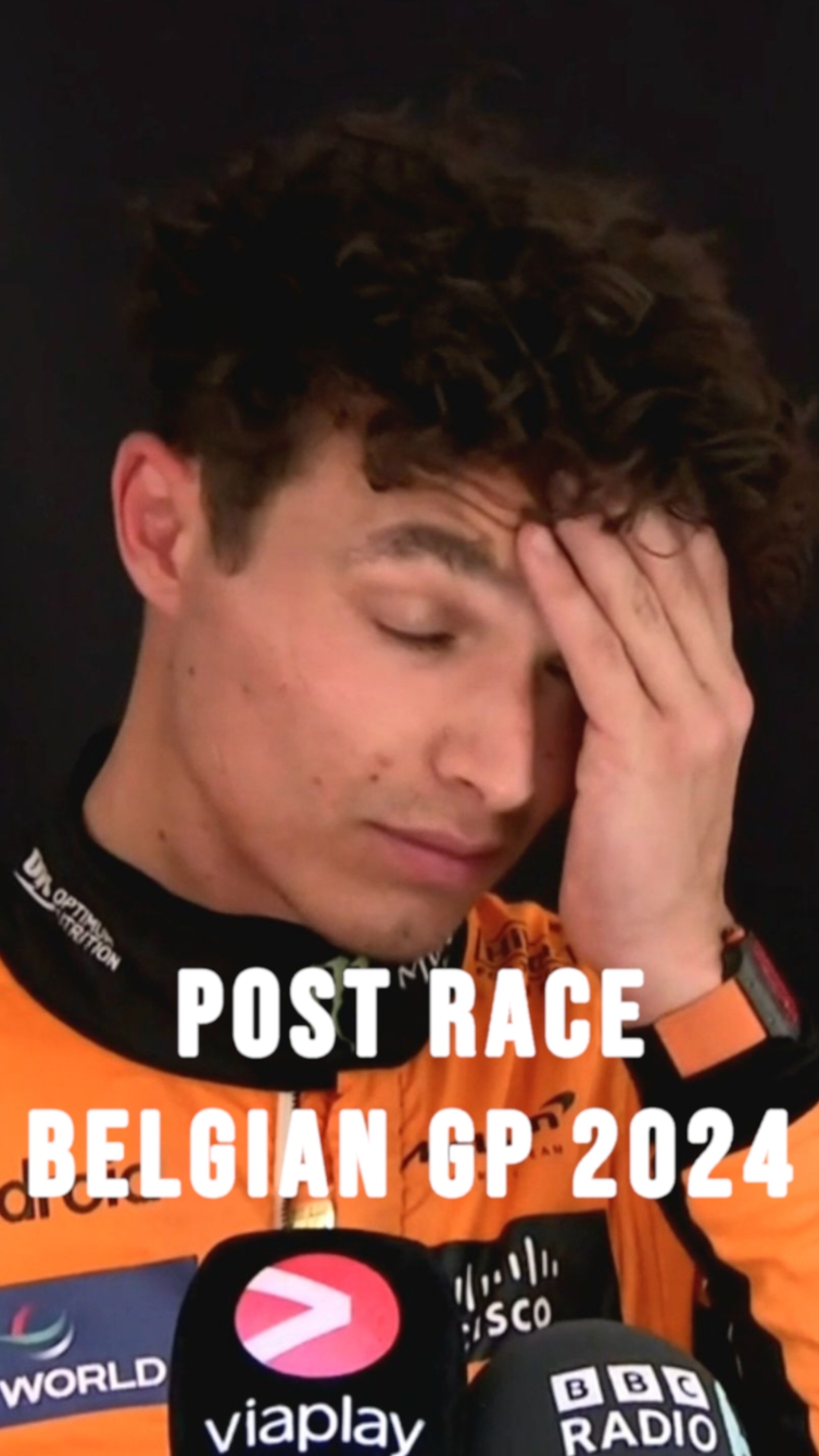 Post race interview for Viaplay, Belgian GP 2024 #belgiangp #landonorris #In4 #formula1 #f1 #mclarenf1 #viaplayf1 