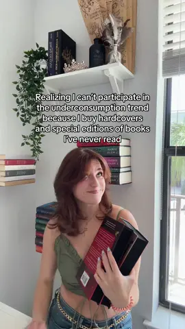 Guys idk i think im just a girl #underconsumption #overconsumption #books #BookTok #bookgirly #bookish #fantasybooktok #fantasybooks #romancebooks #romancebooktok #reader #hardcover #hardcoverbook #specialedition #specialeditionbooks 