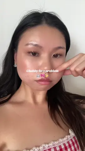 I’m so tired of my cheeks😮‍💨😪  #chubbygirl #chubbyface #asiangirl #fyp 