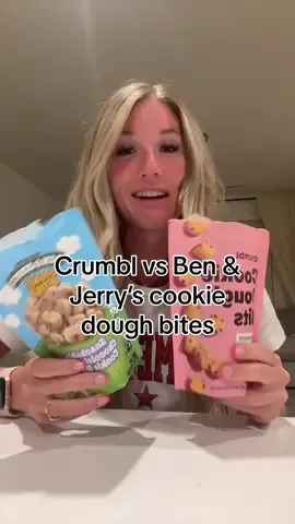 Replying to @LYNDSEY MORGAN Which one do you think is better?? @Crumbl Cookies @benandjerrys 