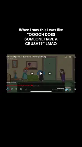 The way Sal was stumbling and stuttering around her was so silly but cute 😂 || #fyp #viral #fyppppppppppppppppppppppp #sallyface #salfisher #ashleycampbell #salxash #blowthisup 