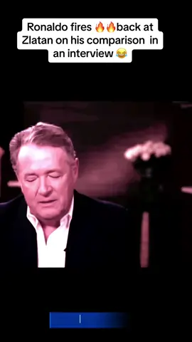 Ronaldo fires back at zlatan on his comparison between him and messi😂😂 #cr7 #messi #piersmorgan #usa🇺🇸 #england🇬🇧 #ronaldo #interview #anger #footbal #championleague #zlatan #comparison #jimastv 