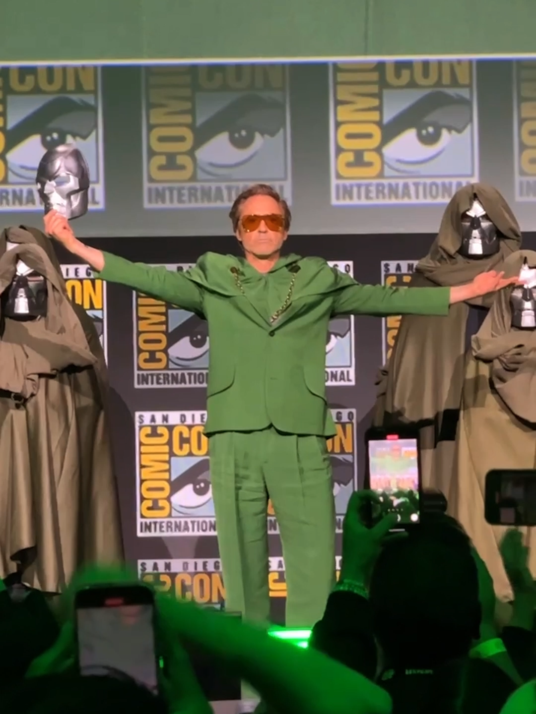 Presenting Victor Von Doom. Robert Downey Jr. stars in Marvel Studios’ #Avengers: Doomsday, in theaters May 2026. #SDCC #MarvelSDCC #RobertDowneyJr