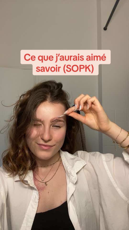 5 ans d’apprentissage sur le tas dans 1min de video 🫶🏼 #sopk #syndromedesovairespolykystiques #dereglementhormonal #pilosité #pertedepoids #glycemie #conseilsfemmes #cequejauraisaimésavoir #hormonalimbalance #hormonaldrink 