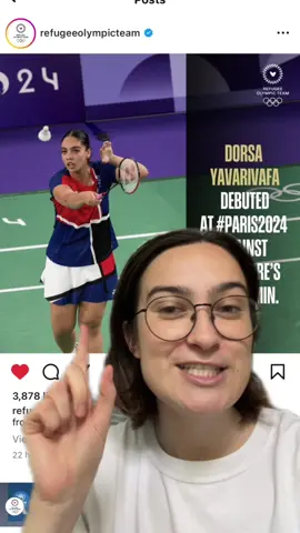 Biggest congrats to Dorsa Yavarivafa and her family ❤️❤️ #olympics #news #sports #SportsNews #refugee #heartwarming #inspiring #feminism 