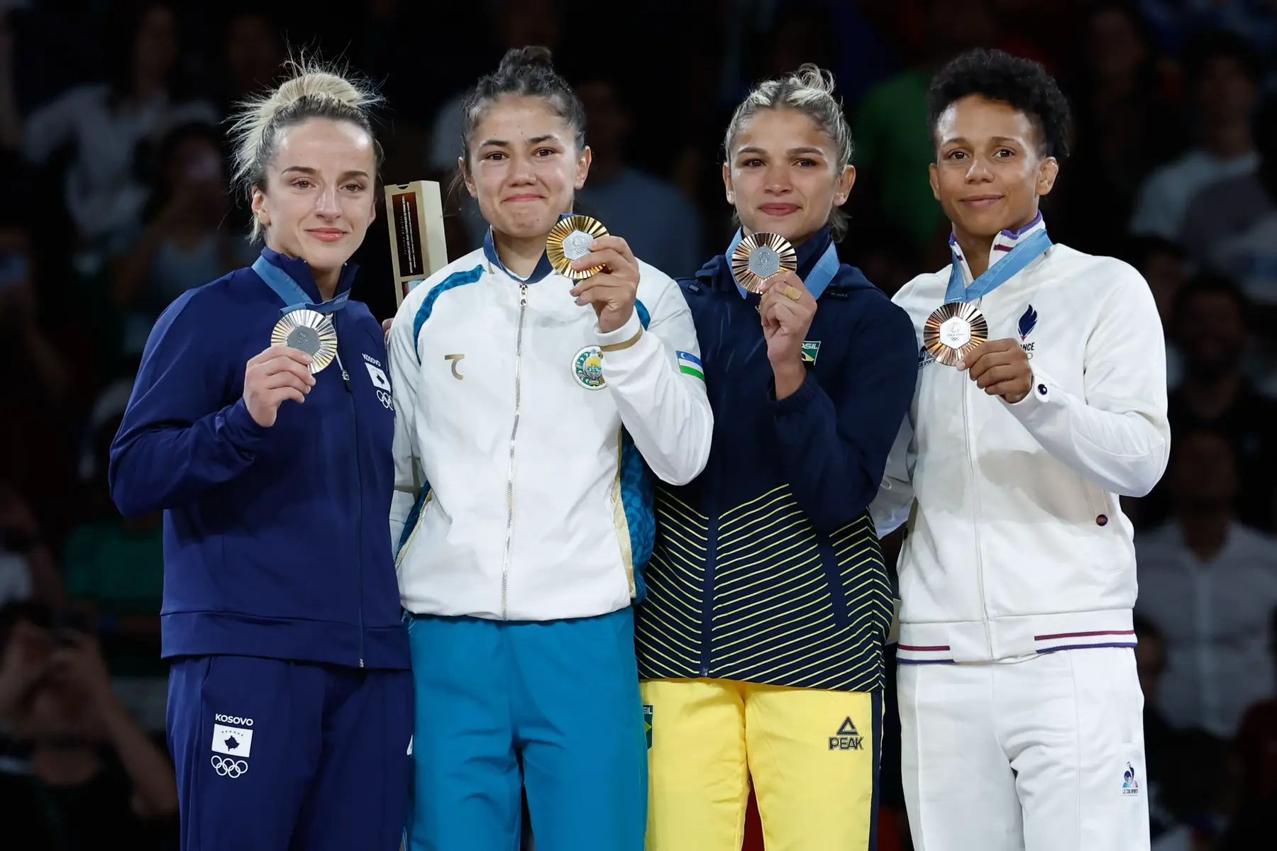 Olympic Podium 🥇🥈🥉🥉 -52 kg -66 kg #JudoOlympics #Sport #Olympics #Paris2024 #OlympicChampion