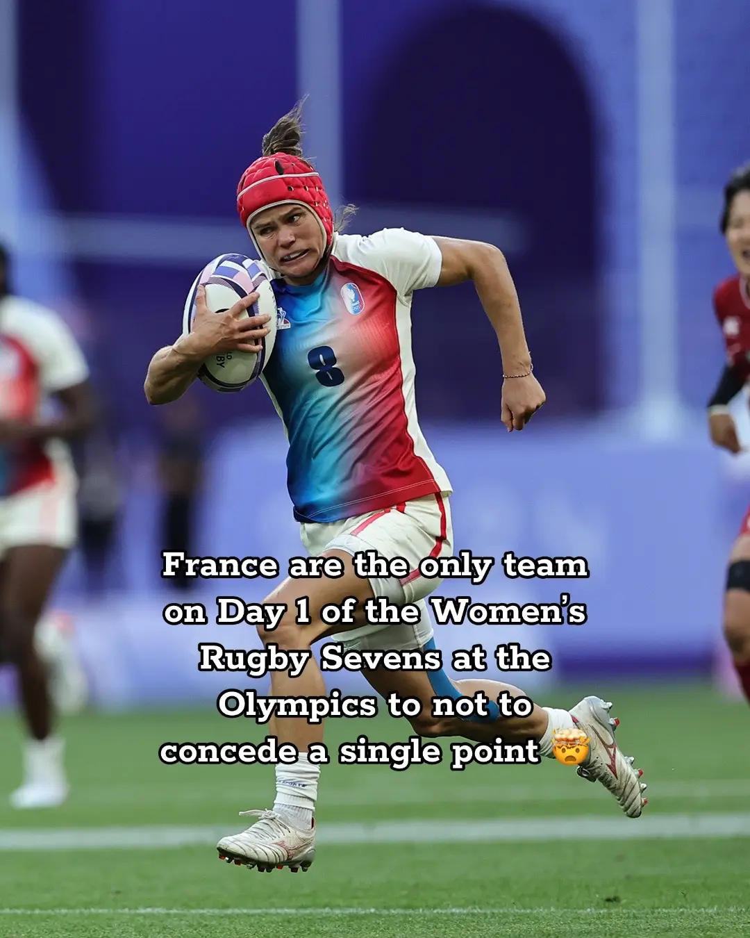 Let France cook! 🤯 The women are absolutely dialled in for #paris2024! #rugbysevens #france #parisolympics2024 #rugby 