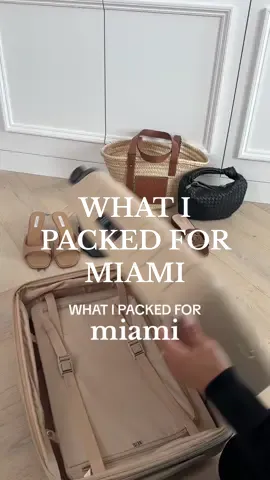 miami outfits for summer 🌴 #whatipacked #vacationoutfits #miami 