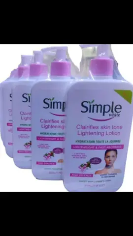 SIMPLE LIGHTENING LOTION Clarifies skin tone . Lightening lotion . Remove 99.9 bacteria.  Kind defence.  Anti spots lotion . Anti bacterial remove 99.9% of bacteria.  WhatsApp no on bio to order.  #simplelotion  #simplewhitelotion  #hyperpigmentationlotion  #hyperpigmentation 