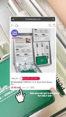 VT Skincare Box from @STYLEKOREAN ✨ ✨$192 Value for only $29 ✨ Product List: VT Cosmetics Reedle Shot 100 VT Cosmetics Reedle Shot 300 VT Cosmetics Reedle Shot 700 VT Cosmetics PDRN Essence 100 VT Cosmetics Cica Daily Soothing Mask @stylekoreanus #stylekorean #stylekoreanboxvtxjw #stylekoreanbox #stylekoreanambassador #kbeauty #koreanskincare 