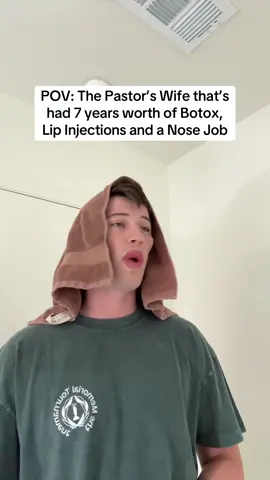 Fwiw, I have no issue with people that do this, it’s just the irony of it all 💀 #christian #christiantiktok #christianmemes #pastorswife #botox #christianity 