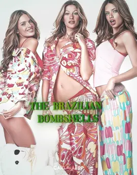 Brazilian Bombshells. #foryou #edit #adrianalima #alessandraambrosio #giselebundchen 