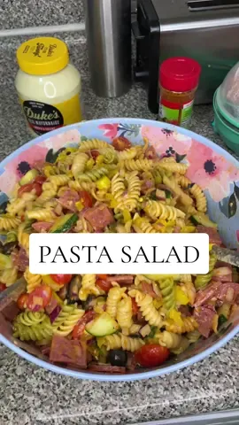 My favorite summer pasta salade #fypppppppppppppppppppppp #viralpastasalad #pastasalad #italianpastasalad #pastasaladrecipe #EasyRecipe 