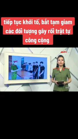 tiếp tục khởi tố nhóm đối tượng gây rối trật tự #hanhtrinhphaan👮 #onhaxemtin #tiinnews 
