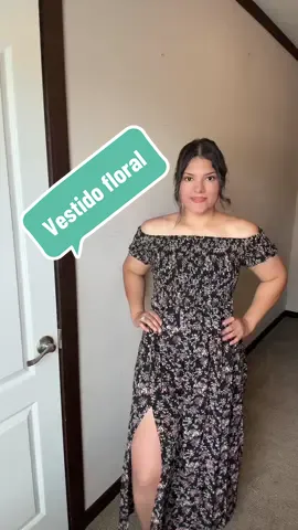 Es muy bonito y comodo este vestido #womens #ditsy #floral #dress #vestido #tiktokshopbacktoschool #dealsfordays 