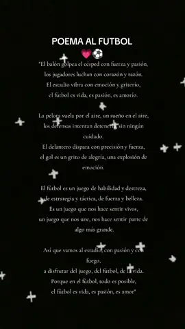 El futbol en poema💗⚽#efectostiktok #realmadrid #futbol⚽️ #messi #halamadrid 