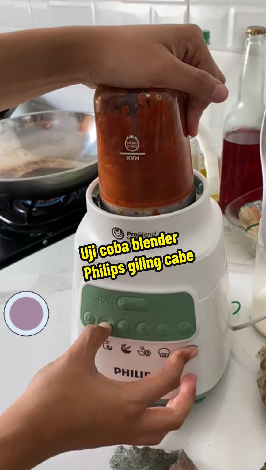 blender Philips Pro Blend giling cabe #blender #blenderphilips #wibgajian #diskontiktokshop #blenderchopper 