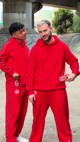 Have a BREAK(dance)!💥 Get your hands on these limited edition KitKat Tracksuits now from kitkat.com.au before they sell out! @KitKatANZ #ad 