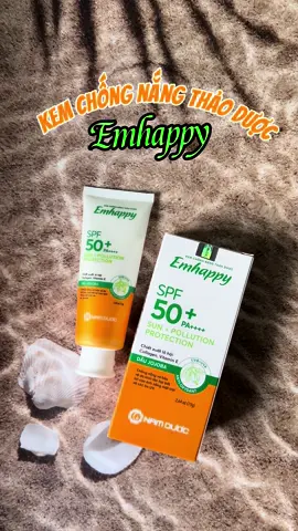Kem chống nắng thảo dược phổ rộng Emhappy #kemchongnang #kemchongnangthaoduoc #kemchongnangthaoduocemhappy #halago 