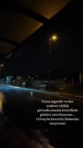 Esgerim…bu hesret dolu günlerin bitmesini ooo qeder sebirsizlikle gözlüyürem ki.Hesretini çekmek ne qeder çetin olsa da,yolunu gözlemek qürurverici hissdi… 431☀️🤍💂🏻