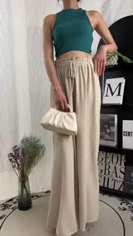 Today's special offer! The casual comfortable fashionable high-waist pocket wide-leg pants. Only £1.44 and free shipping!#Summer #tiktokshop #spotlightfinds #fashion #foryou #OOTD #tiktok #summmersale #outfit #sexy #widelegtrousers 