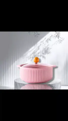 Nordic colorful striped ceramic handle ramen soup Microwavable bowl with Lid TTP #smallaffiliate #affiliate #fyppppppppppppppppppppppp #xybca #fypシ゚viral 