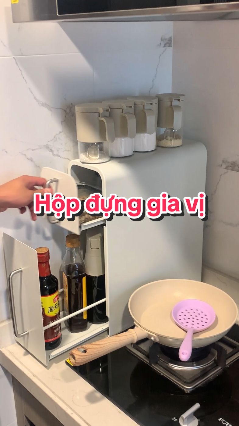 Hộp đựng gia vị kín siêu xinh #ordertaobao #chanhouseorder #kedunggiavi #tudunggiavi #dogiadung 